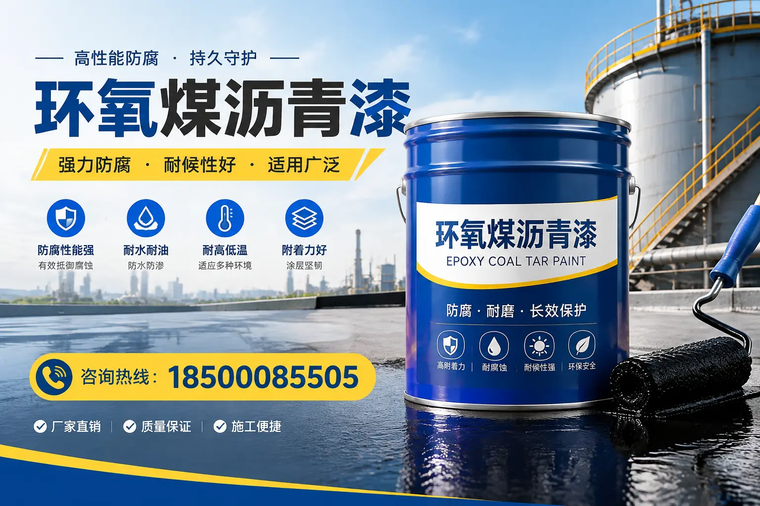 环氧煤沥青漆的储存与运输注意事项,盘山企业须知